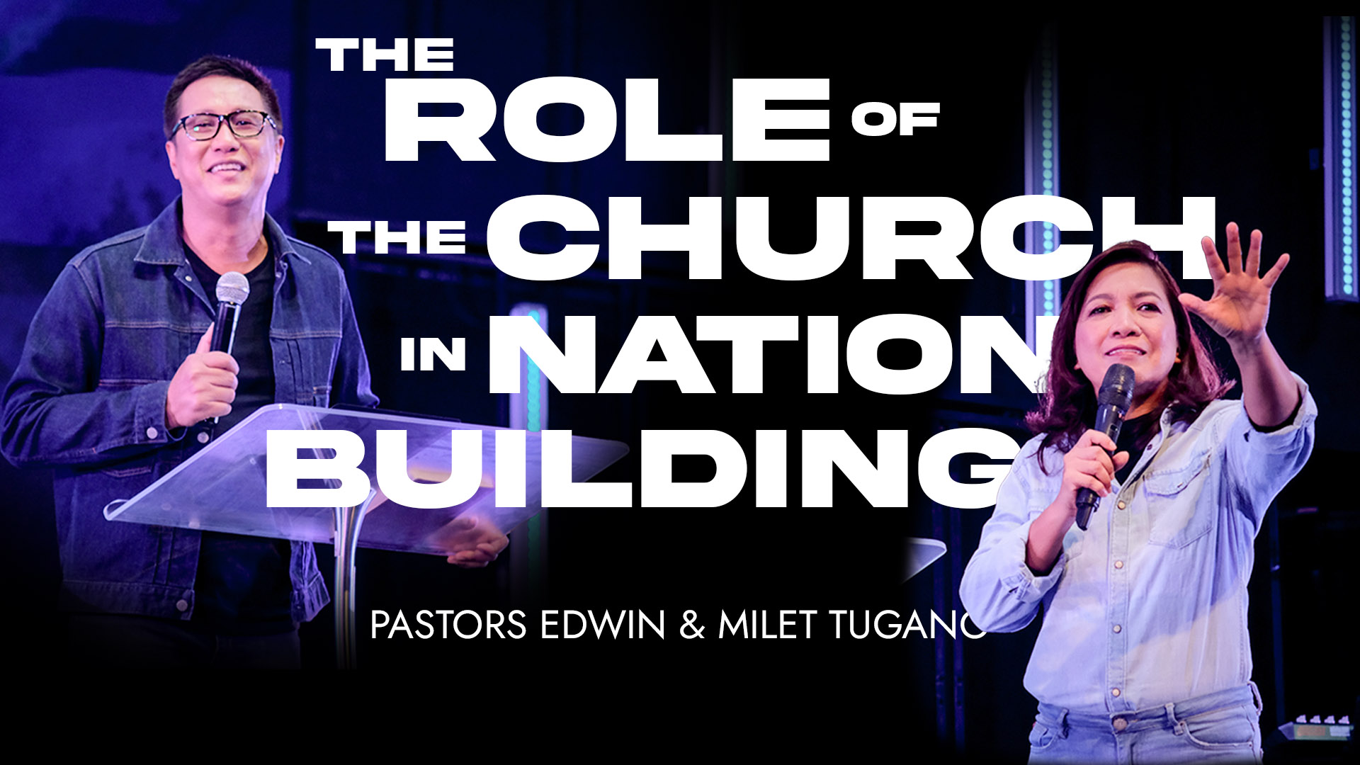 THE ROLE OF THE CHURCH IN NATION BUILDING